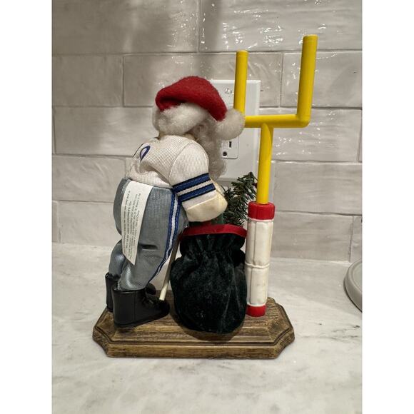 Football Santa NFL Cowboys‎ 2000 Holiday Creations Poseable Christmas No Music - Picture 5 of 11